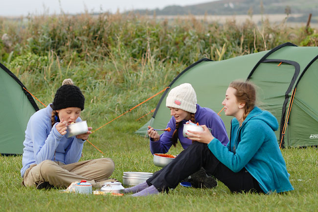 Campsite cooking